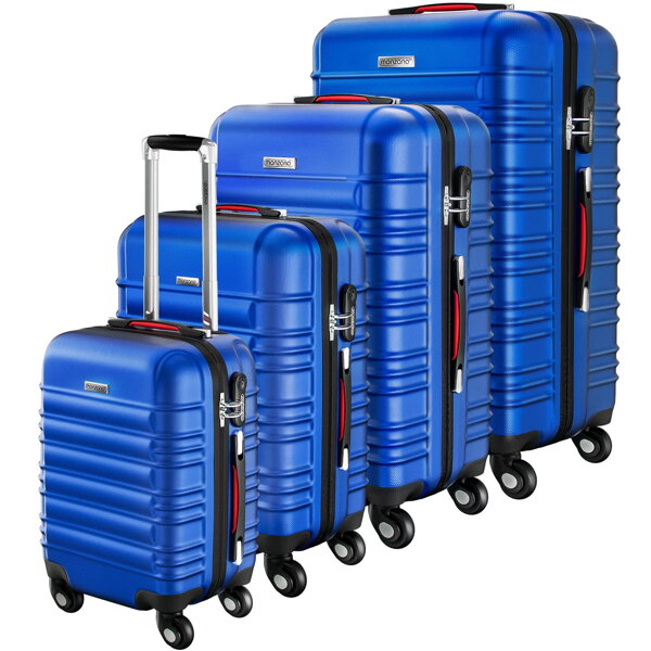 Zestaw walizek podróżnych Griffin, 4 sztuki, niebieski